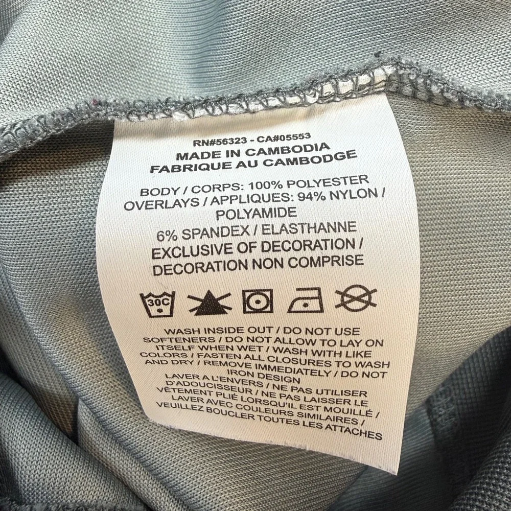 Nike Air Max Mens Grey Grid Camo Crewneck Sweatshirt Utility Arm Pocket Medium - Picture 5 of 7